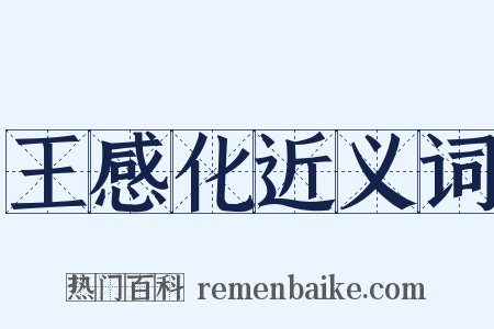 王感化近义词是什么意思的图片